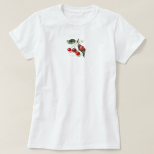 Süße, minimalistische Ästhetik frische Kirsche T-Shirt