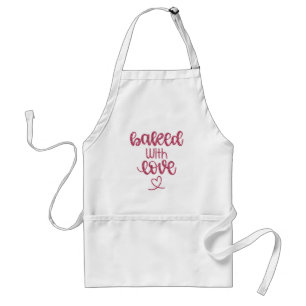 Süße 'Mit Liebe Gebacken' Backapron Schürze