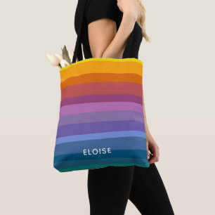 Süße moderne abstrakte lebhafte Regenbogenstreifen