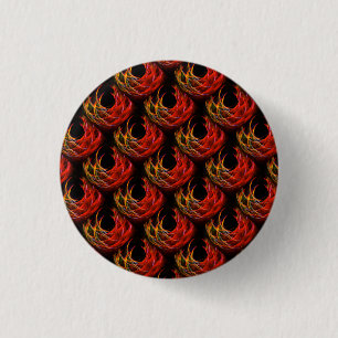 Süße moderne Boho elegante abstrakte Kunst Muster Button