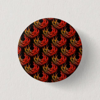Süße moderne Boho elegante abstrakte Kunst Muster Button