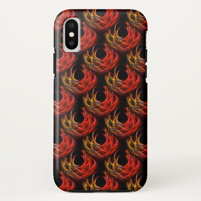 Süße moderne Boho elegante abstrakte Kunst Muster  Case-Mate iPhone Hülle (Rückseite)