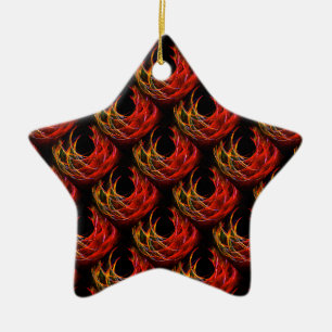Süße moderne Boho elegante abstrakte Kunst Muster Keramik Ornament