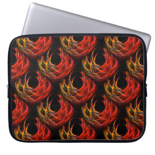 Süße moderne Boho elegante abstrakte Kunst Muster Laptopschutzhülle