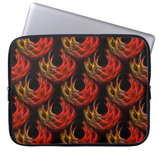 Süße moderne Boho elegante abstrakte Kunst Muster Laptopschutzhülle