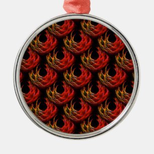 Süße moderne Boho elegante abstrakte Kunst Muster Ornament Aus Metall