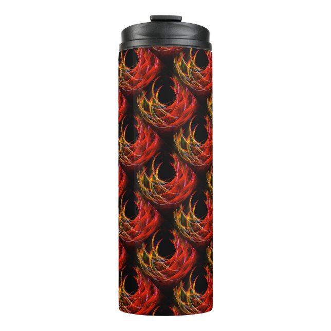 Süße moderne Boho elegante abstrakte Kunst Muster  Thermosbecher (Vorderseite)