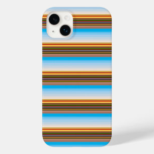 Süße moderne farbenfrohe Streifen Case-Mate iPhone 14 Plus Hülle
