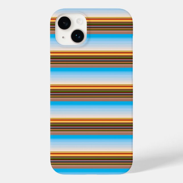 Süße moderne farbenfrohe Streifen  Case-Mate iPhone Hülle (Rückseite)