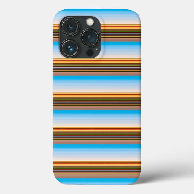 Süße moderne farbenfrohe Streifen  Case-Mate iPhone Hülle (Rückseite)