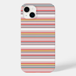 Süße moderne farbenfrohe Streifen Case-Mate iPhone 14 Plus Hülle