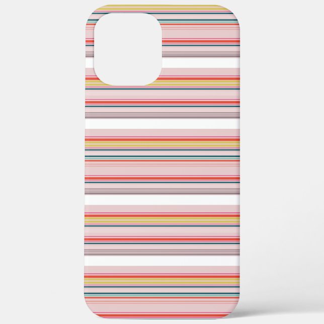 Süße moderne farbenfrohe Streifen Case-Mate iPhone Hülle (Rückseite)