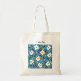 Süße moderne feminine personalisierte Blumen-Tasch Tragetasche