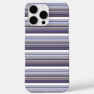 Süße moderne graue blaue Streifen iPhone 16 Pro Max Hülle