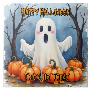 Süße moderne Halloween-Grusel-Kollektion Fliese