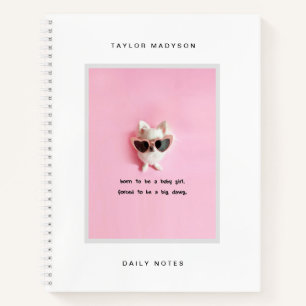 Süße moderne individuelle Rahmen-Foto-Geschenk-Mon Notizbuch