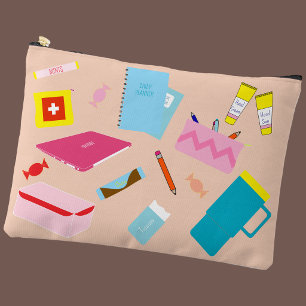 Süße moderne Lehrer-Must-Haves-Tasche Zubehörtasche