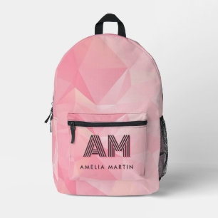 Süße moderne Pastellrose Bedruckter Rucksack