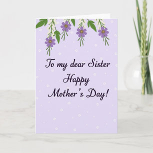 Süße Mom Elegante Schriftkarte Karte