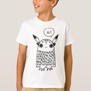Süße Monster-Cartoonfigur T-Shirt