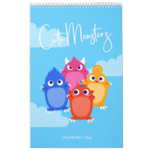 Süße Monster Kinderkalender