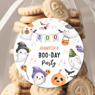 Süße Monster-Kinderkostüm Halloween Geburtstag Mäd Runder Aufkleber