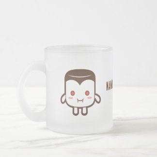 Süße Monster-Marshmallows Halloween Mattglastasse
