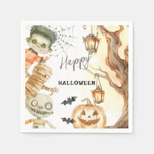 Süße Monster Spooktacular Kinder Halloween-Party Serviette