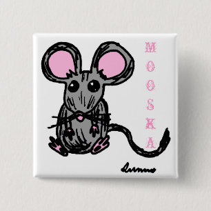 Süße Mooska-Maus-Taste Button
