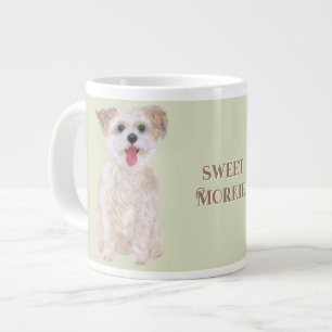 Süße Morkie Jumbo-Tasse