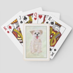 Süße Morkie Spielkarten