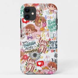 Süße Motivations-Positive-Zitat Kawaii  Case-Mate iPhone Hülle