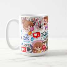 Süße Motivations-Positive-Zitat Kawaii