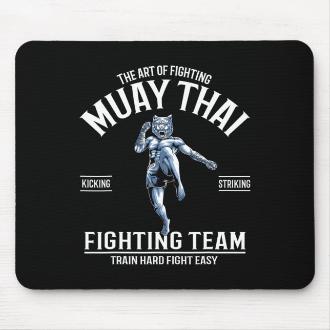 Süße Muay Thai Einhörner Thai Boxing und Kickboxen Mousepad (Vorne)
