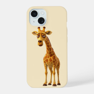 Süße müde Giraffe Süße Giraffe Handyhülle iPhone 15 Hülle