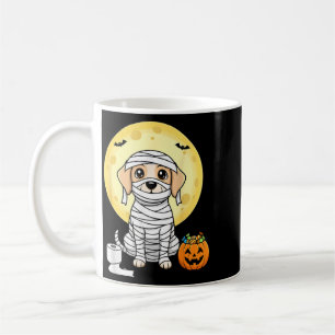 Süße Mumien-Hund-Halloween-Vollmond-Welpe-Streich  Kaffeetasse