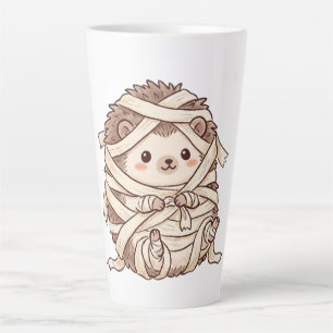 Süße Mumien-Igel-Halloween-Kostüm-Tier-Illustratio Milchtasse