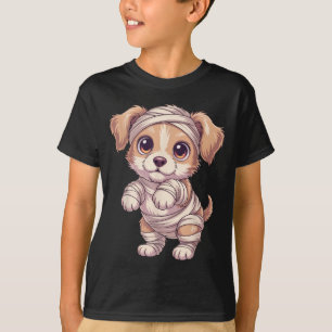 Süße Mumien-Welpen-Kunst für Hunde-Liebhaber Hallo T-Shirt