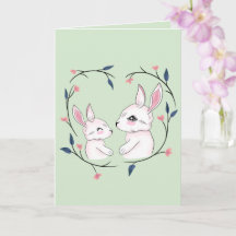 Süße Mutter-Häschen Blumen Oster- und Muttertag