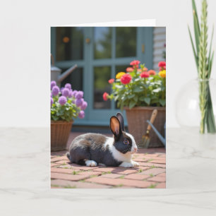 Süße Mutter-Hasen-Karte Karte