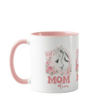 Süße Mutter und Kind Wasserfarben Rosen "Beste Mam