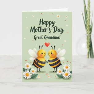 Süße Muttertag Bienen Karte