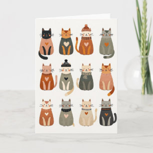 Süße Muttertag Katzen Karte