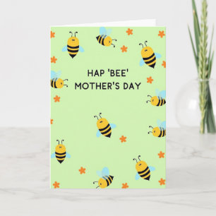Süße Muttertags-Karte für Bienen Karte