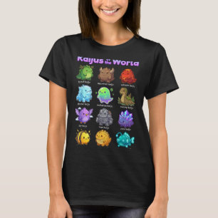 Süße mythische Bestiensammlung Kawaii Kaiju Charak T-Shirt