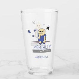 Süße, nachvollziehbare Chimy-Airplane-Mode-Glas-Ta Glas