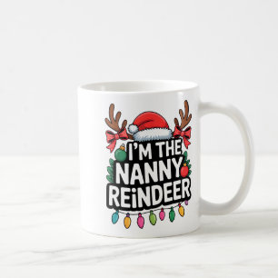 Süße Nanny-Rentiere Weihnachten Familie passende H Kaffeetasse