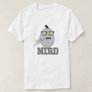 Süße Nerd-Vogel T-Shirt