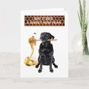 Süße Neujahrs-Grußkarte Feiertagskarte