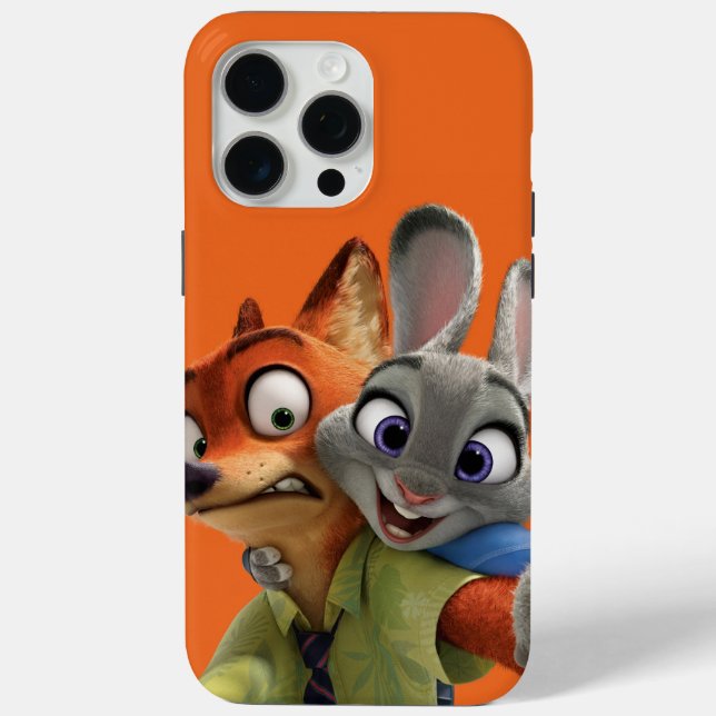 Süße Nick und Judy Zootopia Illustration Case-Mate iPhone Hülle (Rückseite)